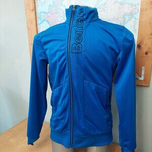 Men's Bench Vibrant Blue Full Zip Jacket with Snap button pockets Size Medium